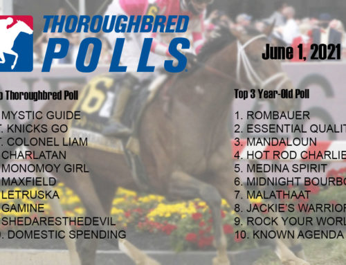 Preakness Stakes Winner Rombauer Holds One-Point Lead Over Essential Quality in NTRA Top Three-Year-Old Poll Going into Belmont Stakes