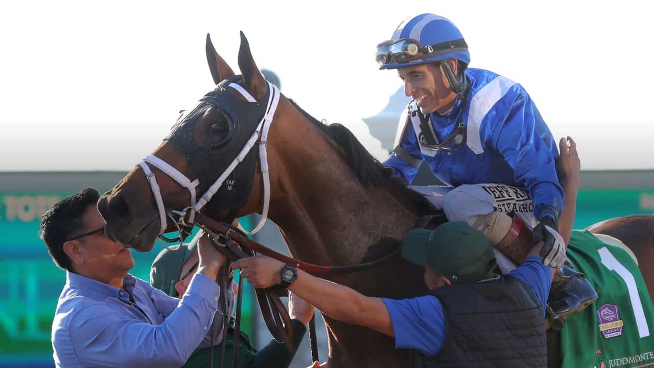 Malathaat improved her Keeneland record to 3 for 3 by winning the Grade 1 Juddmonte Spinster Stakes under Hall of Fame rider John Velazquez.